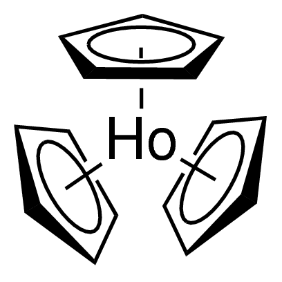 Tris(cyclopentadienyl)holmium(III) Chemical Structure